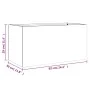 Jardinera de acero laminado en frío antracita 62x30x29 cm de , Maceteros y jardineras - Ref: Foro24-841591, Precio: 48,59 €, ...