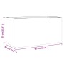 Jardinera de acero laminado en frío antracita 62x30x29 cm de , Maceteros y jardineras - Ref: Foro24-841591, Precio: 52,59 €, ...