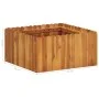 Arriate de madera maciza de acacia 50x50x25 cm de vidaXL, Maceteros y jardineras - Ref: Foro24-45921, Precio: 39,51 €, Descue...