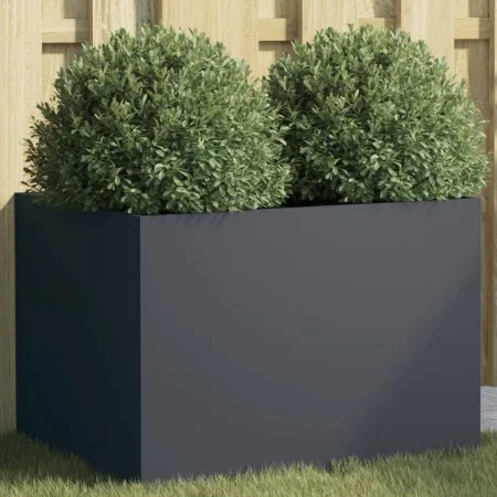 Jardinera de acero laminado en frío antracita 62x47x46 cm de , Maceteros y jardineras - Ref: Foro24-841603, Precio: 73,18 €, ...