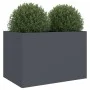 Jardinera de acero laminado en frío antracita 62x47x46 cm de , Maceteros y jardineras - Ref: Foro24-841603, Precio: 73,18 €, ...