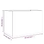 Jardinera de acero laminado en frío antracita 62x47x46 cm de , Maceteros y jardineras - Ref: Foro24-841603, Precio: 73,18 €, ...