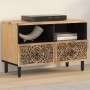 Mueble de TV madera maciza de mango 70x33x46 cm de , Muebles TV - Ref: Foro24-358213, Precio: 88,31 €, Descuento: %