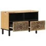Mueble de TV madera maciza de mango 70x33x46 cm de , Muebles TV - Ref: Foro24-358213, Precio: 87,52 €, Descuento: %