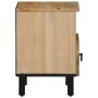Mesita de noche de madera maciza de mango 40x33x46 cm de , Mesitas de noche - Ref: Foro24-358218, Precio: 86,76 €, Descuento: %