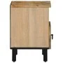 Solid mango wood bedside table 40x33x46 cm by , Nightstands - Ref: Foro24-358218, Price: 85,06 €, Discount: %