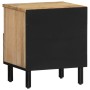 Mesita de noche de madera maciza de mango 40x33x46 cm de , Mesitas de noche - Ref: Foro24-358218, Precio: 86,76 €, Descuento: %