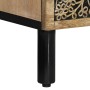 Mesita de noche de madera maciza de mango 40x33x46 cm de , Mesitas de noche - Ref: Foro24-358218, Precio: 86,76 €, Descuento: %