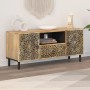 Mueble de TV madera maciza de mango 105x33x46 cm de , Muebles TV - Ref: Foro24-358226, Precio: 197,61 €, Descuento: %