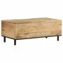 Mesa de centro de madera maciza mango 100x54x40 cm de , Mesas de centro - Ref: Foro24-358224, Precio: 195,80 €, Descuento: %
