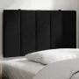 Cabecero de cama acolchado terciopelo negro 90 cm de , Cabeceros y pies de cama - Ref: Foro24-374651, Precio: 34,51 €, Descue...