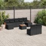 Set de sofás de jardín 10 pzas cojines ratán sintético negro de , Conjuntos de jardín - Ref: Foro24-3260459, Precio: 556,68 €...