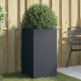Jardinera de acero laminado en frío antracita 42x38x75 cm de , Maceteros y jardineras - Ref: Foro24-841579, Precio: 71,39 €, ...