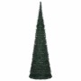 Árbol de Navidad emergente preiluminado con luces verde 150 cm en Decoración Festiva y Estacional | Comprar online en Foru.es