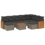 Set de sofás de jardín 10 pzas con cojines ratán sintético gris de , Conjuntos de jardín - Ref: Foro24-3260632, Precio: 575,8...
