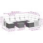 Set de sofás de jardín 10 pzas con cojines ratán sintético gris de , Conjuntos de jardín - Ref: Foro24-3260632, Precio: 575,8...