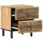 Mesitas de noche 2 uds madera maciza de mango 40x33x46 cm de , Mesitas de noche - Ref: Foro24-358211, Precio: 191,25 €, Descu...