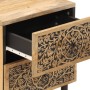 Mesitas de noche 2 uds madera maciza de mango 40x33x46 cm de , Mesitas de noche - Ref: Foro24-358211, Precio: 191,25 €, Descu...