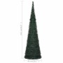 Árbol de Navidad emergente preiluminado con luces verde 150 cm en Decoración Festiva y Estacional | Comprar online en Foru.es