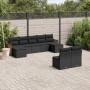 Set de sofás de jardín 8 piezas y cojines ratán sintético negro de , Conjuntos de jardín - Ref: Foro24-3260452, Precio: 517,2...