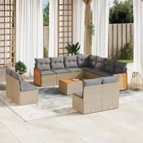 12-piece garden sofa set and brown synthetic rattan cushions by , Garden sets - Ref: Foro24-3260176, Price: 765,99 €, Discoun...