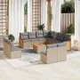 12-teiliges Gartensofa-Set und braune synthetische Rattankissen von , Gartensets - Ref: Foro24-3260176, Preis: 765,99 €, Raba...