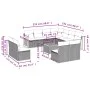 12-teiliges Gartensofa-Set und braune synthetische Rattankissen von , Gartensets - Ref: Foro24-3260176, Preis: 765,99 €, Raba...