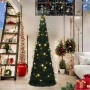 Árbol de Navidad emergente preiluminado con luces verde 180 cm en Decoración Festiva y Estacional | Comprar online en Foru.es