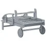 Gray Solid Acacia Wood Garden Lounger by vidaXL, Loungers - Ref: Foro24-45939, Price: 172,78 €, Discount: %