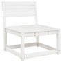 Juego de muebles de jardín 8 piezas madera maciza pino blanco de , Conjuntos de jardín - Ref: Foro24-3216941, Precio: 748,86 ...