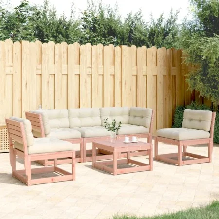 Set de sofás jardín 5 pzas con cojines madera maciza Douglas de , Conjuntos de jardín - Ref: Foro24-3216983, Precio: 500,58 €...