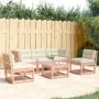 Set de sofás jardín 5 pzas con cojines madera maciza Douglas de , Conjuntos de jardín - Ref: Foro24-3216983, Precio: 500,58 €...