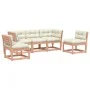 Set de sofás jardín 5 pzas con cojines madera maciza Douglas de , Conjuntos de jardín - Ref: Foro24-3216983, Precio: 500,58 €...