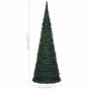 Árbol de Navidad emergente preiluminado con luces verde 180 cm en Decoración Festiva y Estacional | Comprar online en Foru.es
