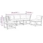 Set de sofás jardín 5 pzas con cojines madera maciza Douglas de , Conjuntos de jardín - Ref: Foro24-3216983, Precio: 500,58 €...