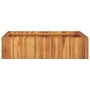 Arriate de madera maciza de acacia 100x100x25 cm de vidaXL, Maceteros y jardineras - Ref: Foro24-45922, Precio: 87,60 €, Desc...