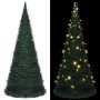Árbol de Navidad emergente preiluminado con luces verde 210 cm en Decoración Festiva y Estacional | Comprar online en Foru.es