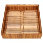 Arriate de madera maciza de acacia 100x100x25 cm de vidaXL, Maceteros y jardineras - Ref: Foro24-45922, Precio: 87,60 €, Desc...