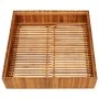 Arriate de madera maciza de acacia 100x100x25 cm de vidaXL, Maceteros y jardineras - Ref: Foro24-45922, Precio: 85,93 €, Desc...