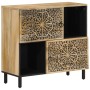 Armario auxiliar madera maciza de mango 80x33x75 cm de , Aparadores - Ref: Foro24-358239, Precio: 168,41 €, Descuento: %