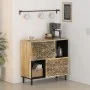 Armario auxiliar madera maciza de mango 80x33x75 cm de , Aparadores - Ref: Foro24-358239, Precio: 164,96 €, Descuento: %
