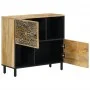 Armario auxiliar madera maciza de mango 80x33x75 cm de , Aparadores - Ref: Foro24-358239, Precio: 164,96 €, Descuento: %