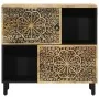 Armario auxiliar madera maciza de mango 80x33x75 cm de , Aparadores - Ref: Foro24-358239, Precio: 164,96 €, Descuento: %