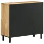 Armario auxiliar madera maciza de mango 80x33x75 cm de , Aparadores - Ref: Foro24-358239, Precio: 164,96 €, Descuento: %