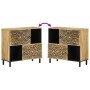 Armario auxiliar madera maciza de mango 80x33x75 cm de , Aparadores - Ref: Foro24-358239, Precio: 168,41 €, Descuento: %