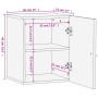 Armario de baño de pared madera maciza de mango 38x33x48 cm de , Tocadores de baño - Ref: Foro24-358232, Precio: 101,79 €, De...