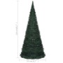 Árbol de Navidad emergente preiluminado con luces verde 210 cm en Decoración Festiva y Estacional | Comprar online en Foru.es