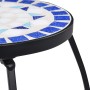 Mesitas de mosaico 3 uds cerámica azul y blanco de , Soportes para macetas - Ref: Foro24-46702, Precio: 96,56 €, Descuento: %