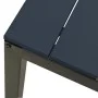 Banco de jardín acero y WPC negro 110 cm de , Bancos de jardín - Ref: Foro24-317141, Precio: 73,21 €, Descuento: %