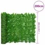 Pantalla de balcón de hojas verde 200x100 cm de , Sombrillas - Ref: Foro24-367844, Precio: 25,14 €, Descuento: %